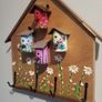 handcrafted wooden key holder Image 2