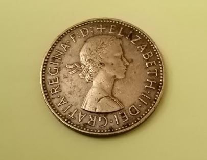 1964 Elizabeth II UK Half Penny