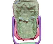 JC TOYS ADJUSTABLE CARRIER Converts from Rocking Baby Carrier to Feeding Seat Rocker Perfect for Children 2+  Pink  16 inches