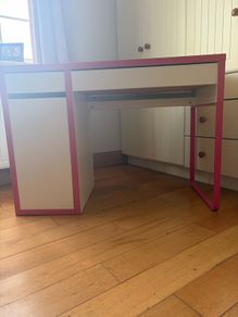 ikea desk and swivel chair