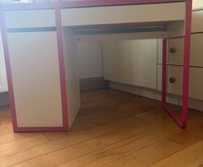 ikea desk and swivel chair