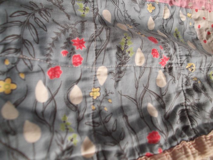 vintage scrap quilt, antique quilt, Rag quilt