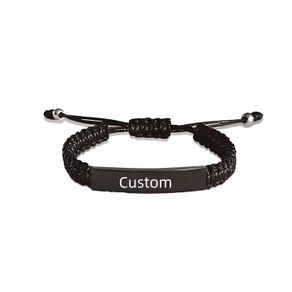 The Braided Steel Bar Bracelet  Bold Sophistication with a Rugged Twist By R'Laith