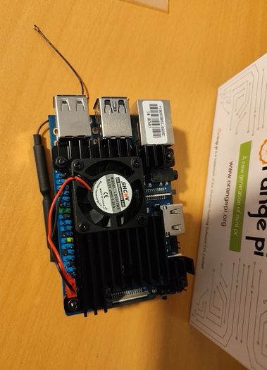 Orange pi 3B 8GB Ram | heatsync | Fan