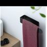 Black Hand Towel Holder Image 4