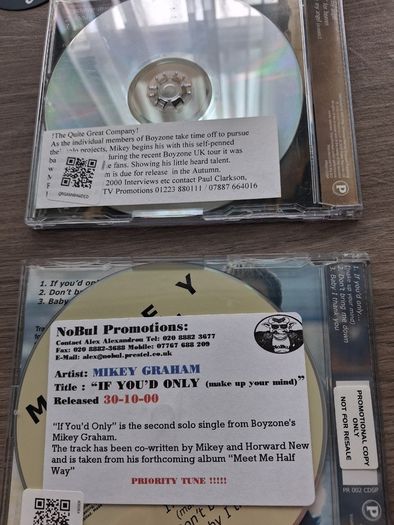 Mikey Graham - two PROMO cds