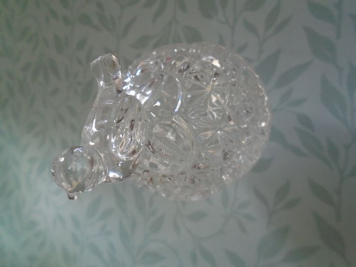 Glass dish with lid,Ornament,Mini dish,Trinket bowl