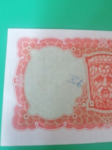 1966 Ireland Ten Shillings Banknote