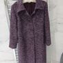 Beautiful Purple Knit Coat Medium Image 2