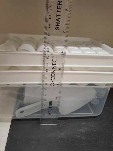 Ice Cube Tray Set with Storage Bin