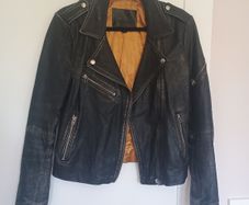 Goosecraft Women's Genuine Leather Biker Jacket - Size EU L - Good Condition