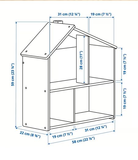 Kids shelving