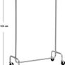 New Heavy Duty Adjustable Clothes Rail - FREE Delivery Image 5