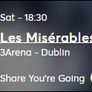 Les Miserables - The Arena Spectacular - 3x Seated Tickets Image 2