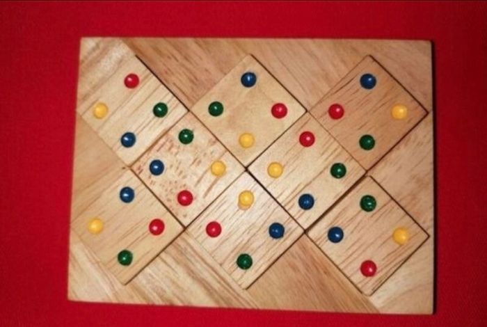 Wooden Logic Puzzle Game