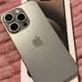 iPhone 15 Pro 128GB Natural Titanium Mint Condition Image 2