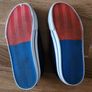 Next Navy Blue Transport Shoes - Boys UK 13 / EU 32 - Standard Fit (F) - Strap Touch Fastening - Textile Trainers Image 6