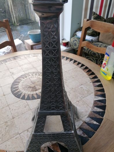 Handcrafted metal Eiffel Tower