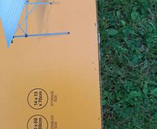 Camping table and 2 chairs