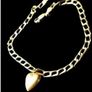 Vintage 9ct & 14ct Heart Charm Bracelet Image 4