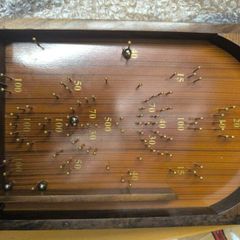 Wooden pinball machine