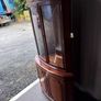 Mahogany glass corner cabinet Image 4