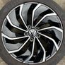 Genuine Volkswagen R-Line Ventura  17" Alloys & Tyres - Like New, Good Year Tyres Image 4