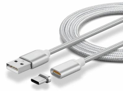 Type C USB-C Magnetic Charger Cable For Galaxy S8 S10 S9 S20 A51 Huawei P20 P30