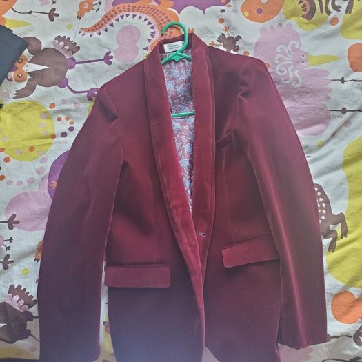 Boys burgundy suit ( jacket and trousers)