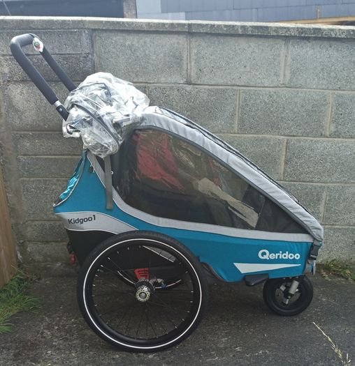 Trailer & Stroller - Qeridoo Kidgoo per 1 Child Bike (Very good Condition)