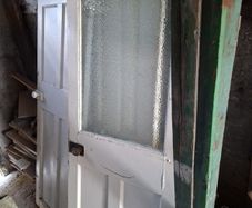 doors and fireplace