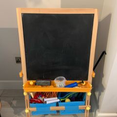 blackboard & whiteboard for kids with holders