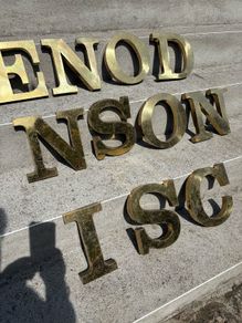 Vintage Shop front Letters,