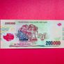 Viet Nam  200,000 Dong. 2022. Pick  123m Polymer / Plastic.  ( Uncirculated ) Image 2