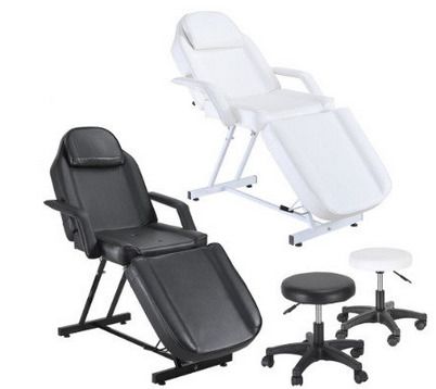Balance Massage Treatment Therapy Tattooing Bed Chair with Stool