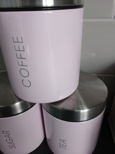 Tea, Coffee, Sugar Cannisters