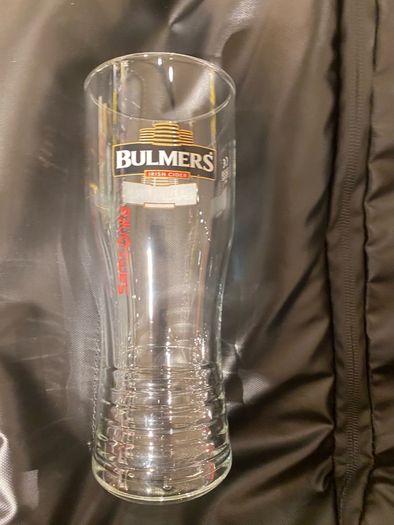 Bulmers Cider beer pint Glasses set of 2 brand new