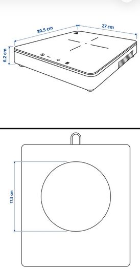 2000W Electric Induction Hob Portable Digital Touch Single Cooker Hot Plate Tool