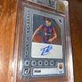 Pedri Autograph Card Barcelona Graded Image 2