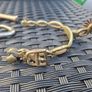 Antique pair of Brass Military Spurs with Boot Hooks Image 4