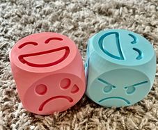 Big Feelings Dice. Emotion Cube. Therapy, Sensory Toy