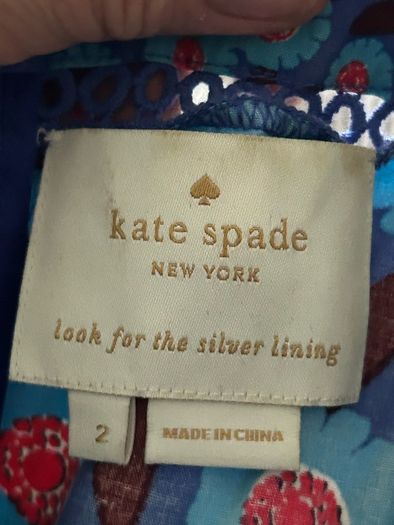 Kate Spade Mixed Blossom Fit & Flare Dress