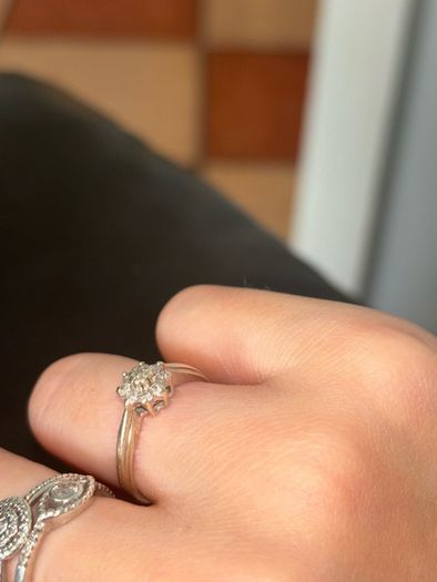 Diamond Ring Authentic with Receipt Good Condition