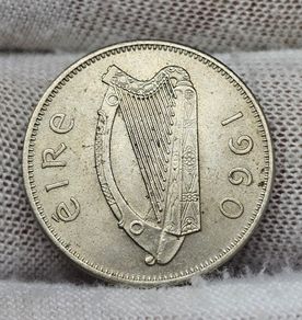 Ireland 1960 6d Sixpence Beautiful Uncirculated Lustrous