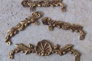 Antique/Vintage : Decorative Gilt Metal Furniture Mounts