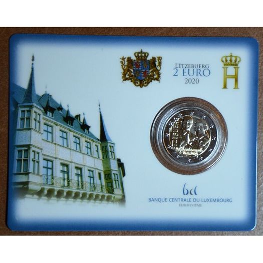 Luxembourg 2 Euro Commemorative Coin 2020 - The Birth of Prince Charles  BU. Coincard. Mintmark - Bridge.