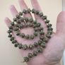 Vintage Venetian Gabri style Gabri Eyes Glass Beads Necklace 22 inches Image 8