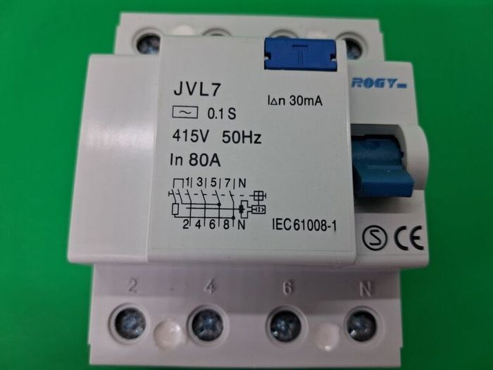 Postage - 5 x Circuit Breakers RCCB 4P 80A 30mA 230v