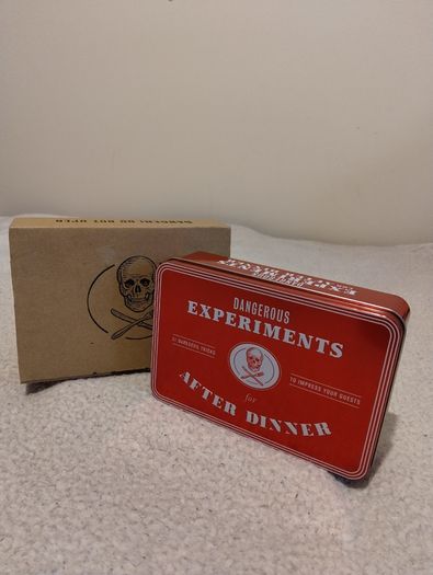 Experiments for After Dinner Games in gift tin