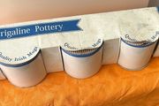 Carrigaline Pottery Single-Stripe Mugs x3